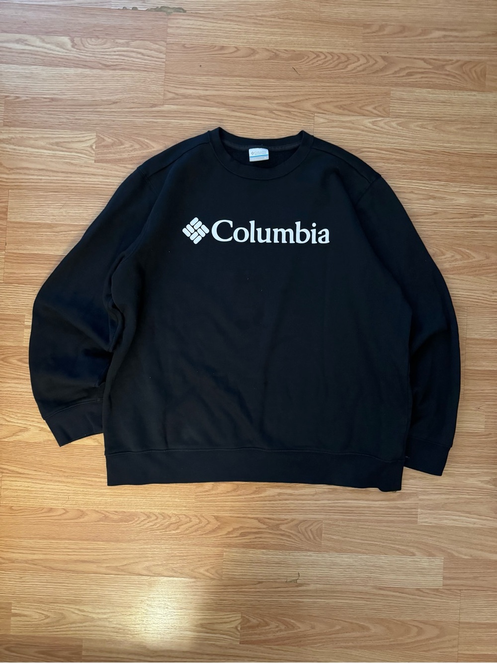 Columbia Black Crewneck Sweatshirt with White Logo